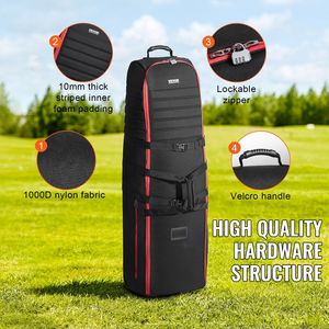 Borsa da viaggio per mazze da Golf 1000D in Nylon con ruote comoda custodia per il Golf - Product Image 4