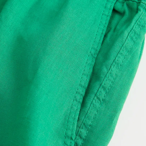 Pantalon en coton et lin pour femme, taille large, couleur unie, taille élastique, coupe décontractée, printemps et été - Product Image 4