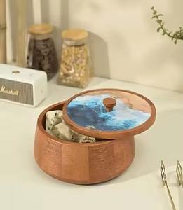 Boîte à chapati en bois naturel, conteneur de rangement pour roti - Product Image 4