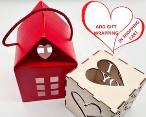 Boîte à lumière LED personnalisée Panneau mural en bois romantique pour les couples Cadeau de la Saint-Valentin - Product Image 6