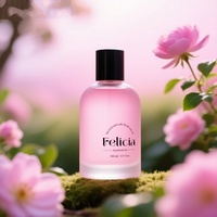 Puro Moment, Eau de Parfum Floral Moderno y Duradero, Portátil, 100 ml, Aroma Rosa Dulce y Fresco, Fragancia Corporal para Mujer