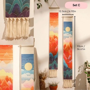 Long Landscape Design Wall Hanging Perfect For Hallway <b>Decoration</b> Fills Long Empty Walls With Stylish Visual Interest From India - Product Image 6