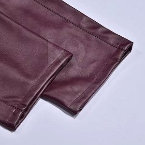 Pantalones de Cuero Ligeros para Hombre, Cintura Media, Diseño Moderno, Suaves, Duraderos y Cómodos, Ideales para Ropa Urbana y Uso Casual - Product Image 5