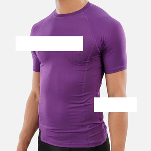 Wholesale Customized Athletic Running Sports Wear <b>Compression</b> T-<b>shirt</b> Men's Muscle Fitness Clothes O Neck T <b>Shirts</b> - Product Image 2