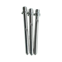 Alat Pembuat Titik Tumpul Perhiasan 6-Facet EAGLION DU Diamond Faceting Hammer Pin Tools Emas Perak Bahan Ms Ss Alat Perhiasan