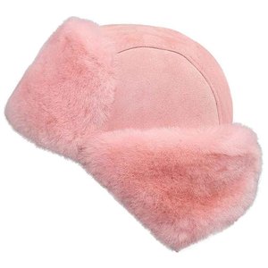 Faux Fur Earflap Hat <b>Winter</b> Aviator Trapper <b>Cap</b> Unisex Outdoor Casual Solid Color Brown 56-58CM - Product Image 4