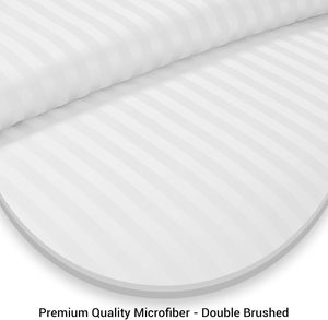 Lot de 3 draps de lit en microfibre (plat, ajusté et housse de coussin) taille double, ensemble de literie de qualité pour la vente en gros - Product Image 3