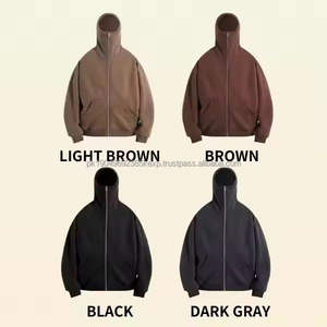 เสื้อฮู้ดซิปแบบบาลาคลาวา รุ่นคัสตอม ปี 2026 น้ำหนัก 440 กรัม สำหรับวัยรุ่นและผู้ชาย คุณภาพสูง ผ้าฝ้าย 100% สตรีทแวร์ ปักลายเทคนิค นินจา ปี 2026 - Product Image 6