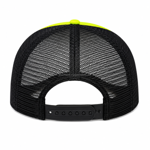 Casquette de camionneur personnalisée avec logo pour hommes, casquette snapback à 5 panneaux avec dos en mesh, casquette de baseball brodée, vente en gros directe d'usine - Product Image 3