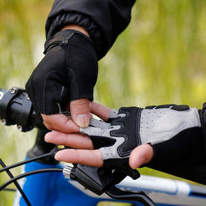 Service OEM, gants de cyclisme pour hommes, emballage personnalisé, sans doigts, légers, haute performance, été, nylon, professionnel - Product Image 4