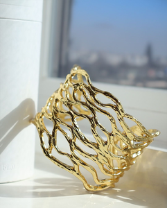 Wholesale Supply Polished Modern <b>Engraved</b> Brass Bracelet Personalized Gift BY HF CRAFTS - Product Image 3