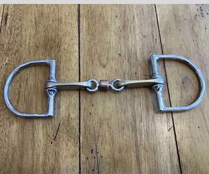 แหวนดีแบบตะวันตกสำหรับขี่ม้าทำจากสแตนเลสคุณภาพสูงจานบิดเกลียวหมุนห่วงปากนกแบบฝรั่งเศสสำหรับนักขี่ม้าม้า - Product Image 3