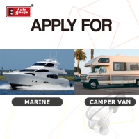 Capteur de niveau d'eau/carburant électrique industriel en acier inoxydable 1 1/4 BSP 240-33 OHM universel pour bateau marin, voiture, générateur