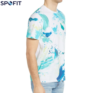 เสื้อยืดฟิตเนสแห้งเร็ว พิมพ์ลายโลโก้ตามสั่ง ราคาขายส่ง คุณภาพสูง สำหรับผู้ชาย - Product Image 4