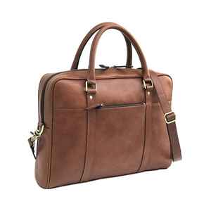 Grande sacoche en cuir de 15,6 pouces pour ordinateur portable, sac messager d'affaires, sac à bandoulière, sac à main pour homme, usage décontracté, vente en gros, style rustique - Product Image 4