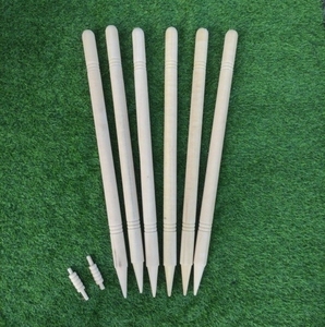 Stumps de cricket professionnels en gros, Wickets de cricket en bois, Équipement de terrain - Product Image 2
