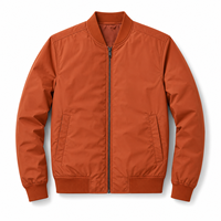 Blouson Bomber Homme Personnalisé de Haute Qualité – Nouveau Style Hiver avec Col Montant – Vente en Gros – Service OEM