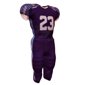 Uniforme de football américain sur mesure de la série Elite, imprimé OEM, grande taille, avec logo en twill cousu de qualité supérieure, pour match et entraînement. - Product Image 4
