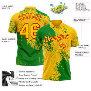 Camiseta Polo Deportiva Personalizada Elite, Ligera, de Poliéster, Ropa de Equipo, Logotipo Bordado, Fabricante, Proveedor, OEM - Product Image 3