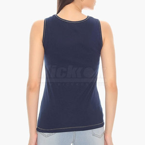 Camisetas sin Mangas Casuales para Mujer de Talla Grande con Diseño Único, Transpirables, Ecológicas, de Secado Rápido, 100% Algodón, para Gimnasio y Ejercicio, con Logotipo Personalizado - Product Image 3