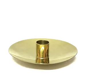 Queimador de incenso palo santo feito à mão, prato de chumbo livre de bronze dourado redondo meditação de alta qualidade 12 peças nien