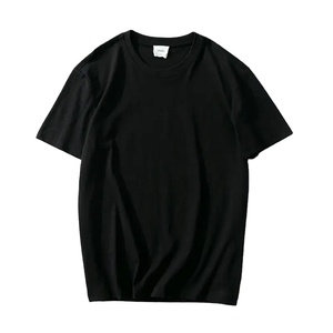 Camiseta de Hombre de Alta Calidad con Logotipo Personalizado, Venta al Por Mayor, Verano, Algodón, Estampado, Talla Grande, Tejido de Punto, Antiarrugas, Manga Corta - Product Image 1