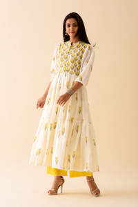 Women's Girls' Printed Pure Cotton Maxi <b>Dress</b> Indian Block Print Casual Summer <b>Evening</b> Party Trendy Wholesale Long Midi Bulk - Product Image 2