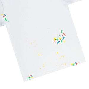 Ensemble t-shirt et short en molleton pour homme, personnalisé avec impression sérigraphique et effet délavé, pour l'été, 2 pièces. - Product Image 6