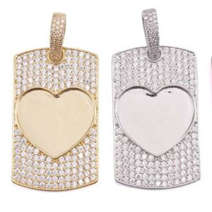 Custom Engravable Pendant Silver Lab Grown Diamond Heart Cutout <b>Memory</b> Pendant Personalized <b>Gift</b> for Loved Ones - Product Image 3
