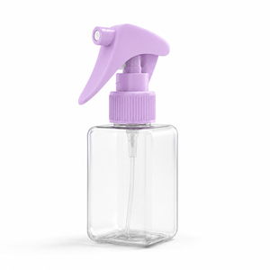 Custom <b>5ml</b>-2000ml Clear Square PET Fine Mist Spray <b>Bottle</b> for Toner Body Mist Cosmetic Packaging Vietnam Manufacturer - Product Image 1