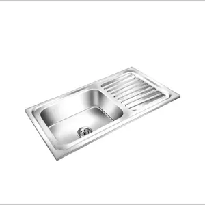 国王国际通用23规不锈钢双碗厨房水槽排水套件新设计厨房破碎机水槽使用水槽