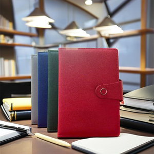 Juego de cuadernos de cuero de tapa dura personalizado de primera calidad, regalo de papelería para eventos corporativos con bolígrafo para promoción - Product Image 6