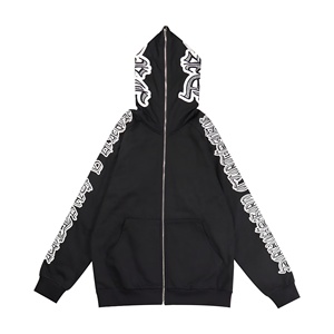 Sudadera con Capucha Casual para Hombre, Invierno 2025, con Cordón Ajustable, Transpirable, Resistente al Viento, Tejida, Diseño de Logotipo Personalizado, 100% Algodón, Venta al Por Mayor OEM - Product Image 1