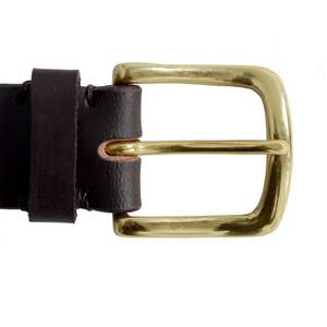 Cinturón de Polo para Hombre de Lujo Hecho a Mano, Estilo Argentino, Hilo Encerado, Cuero Patentado Brillante con Acabado Antiguo, Longitud Personalizada - Product Image 6