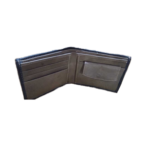 Cartera pulida de piel de vaca dividida ecológica para hombre - Product Image 3