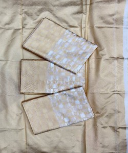 Sari de Seda Verde Claro, Estilo Banarasi Tradicional para Bodas Indias, con Borde Decorado, Largo hasta el Suelo, Corte Regular, para Mujer - Product Image 6