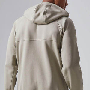 Ensemble survêtement athlétique pour homme : sweat à capuche zippé et short – Tenue de sport décontractée deux pièces - Product Image 4