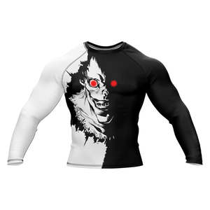 Mens Gym Compression T-Shirt Full <b>Sleeve</b> Lightweight Quick Dry UPF50+ Sportswear Regular Fit Training Top Summer Workout Running - Product Image 1