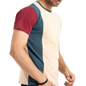 T-shirt de sport pour homme, écologique, respirant, anti-transpiration, polyester/coton, haute performance, entraînement, maille ventilée - Product Image 5