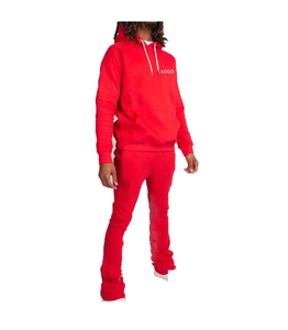 Men's Stacked Suit Streetwear Tracksuit Sweatsuit for Mens Two Pieces Jogger Flare Pants <b>Sets</b> Baggy Tracksuit <b>Set</b> - Product Image 3