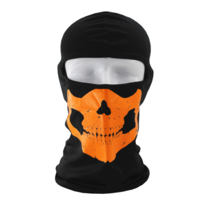 Pasamontañas con Estampado de Calavera Negra, Máscara Facial Completa con un Orificio, Capucha para Actividades al Aire Libre, Unisex para Adultos, Impresión por Transferencia de Calor - Product Image 5