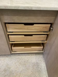 Wholesale Custom Wood Drawer Boxes Slide Out Pantry Shelf Roll Out Kitchen Cabinet Organizer Wooden Storage Drawers - Product Image 1