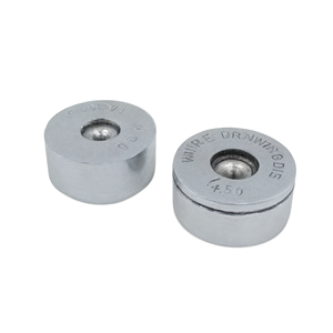 Matrices en carbure pour tréfilage de fil Eagle - Corps conique 43 x 40 mm, trou de 2,50 mm, modèle 80.1401-2.50 pour outils de bijouterie - Product Image 1