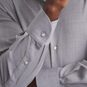 Camisa de Vestir Ligera para Hombre, Diseño OEM ODM, Transpirable, Elegante, Hecha en Pakistán, Camisa Casual Estampada para Hombre, Ropa Moderna - Product Image 6