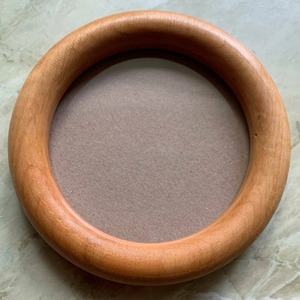 Cadre photo rond en bois pour décoration murale de salon et chambre, cadre photo de haute qualité fait main, minimaliste - Product Image 3