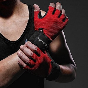 Gants de musculation en cuir synthétique microfibre avec logo personnalisé, respirants, ajustables, demi-doigts, pour la gym, le sport, le cyclisme, unisexe, robustes - Product Image 6