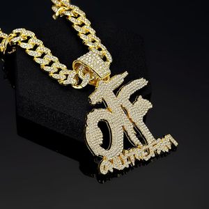 Colgante de Letra con Moissanita 'Ice Out' Chapado en Oro, Estilo Hip Hop, para Hombre, Personalizado, con Microincrustaciones de Diamantes de Corte Brillante Redondo - Product Image 1