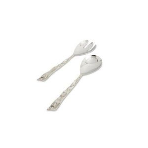 Professional Catering Grade Metal Salad Server Spoon And Fork For Banquet Hall And Event Management - Product Image 2