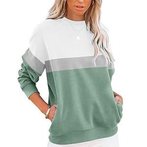 Nouveauté : Sweat-shirts à col rond pour femmes grandes tailles, sweat-shirt en molleton personnalisé OEM pour femmes avec un nouveau design tendance - Product Image 2