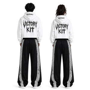 Conjunto Deportivo Unisex 2026, Sudadera Corta Oversize y Pantalones Anchos, Ropa Deportiva Casual - Product Image 2